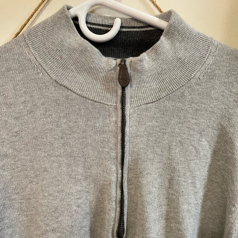 Vineyard Vines Cashmere/Cotton Zip Up Sweater Men’s Size Large